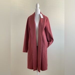 Sadie & Sage Bran coat  Red open front coat size Medium NEW